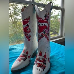 Taylor Swift The Eras Tour Debut Themed Cowboy Boots